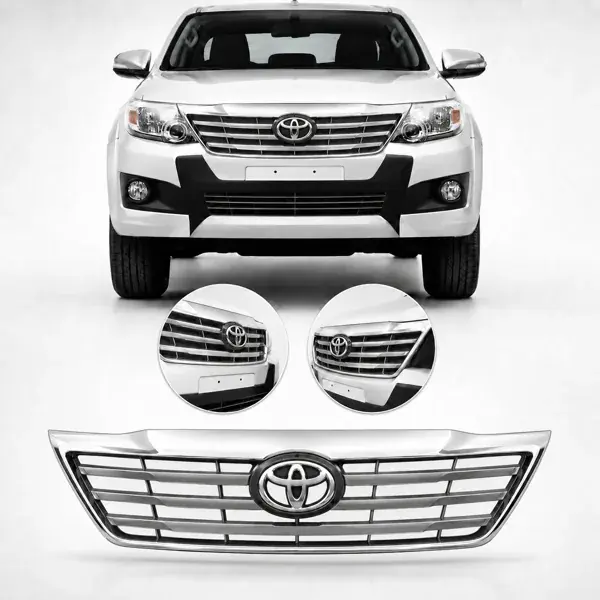 Grade Toyota Hilux 2012 a 2015 Modelo Original Cinza