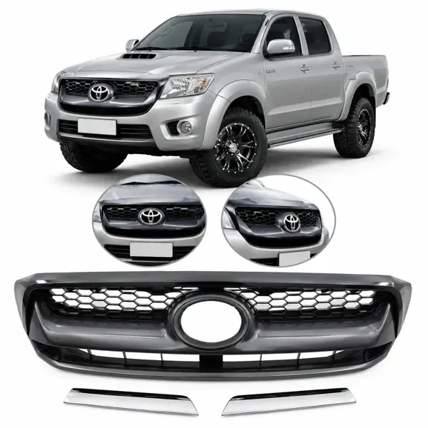 Grade Toyota Hilux 2009 a 2011 Modelo Original Grafite