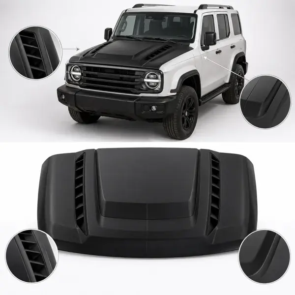 Capô GWM Tank 300 2025+ Preto