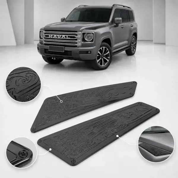 Aplique do Paralama GWM Haval H9 2025+ Black Piano