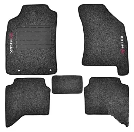 Tapete de Carpete Toyota Hilux Cabine Dupla 2013 a 2015