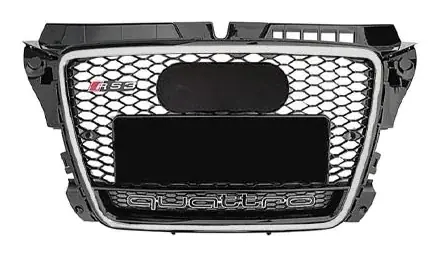 Grade Audi A3 8P 2009 a 2012 Modelo RS3 Cromada Quattro