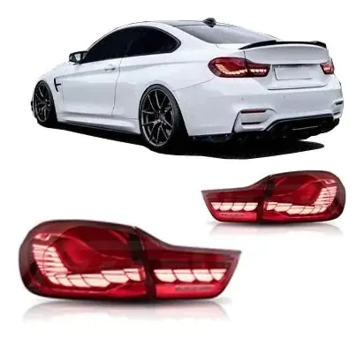Lanterna BMW Série 4 F32/F33/F36/F82 2014 a 2020 Modelo Dragon Vermelha V2