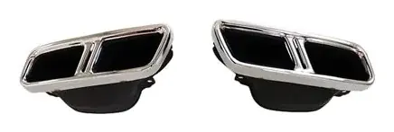 Ponteira de Escape Mercedes-Benz Classe C W205 2015 a 2020 Modelo C63S Prata