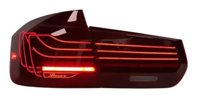 Lanterna BMW Série 3 F30/F80 2012 a 2018 Modelo Laser Vermelha Full LED