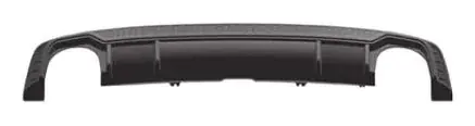 Difusor Traseiro Audi A5 S-Line 8W6 2017 a 2020 Modelo RS5 com Ponteiras