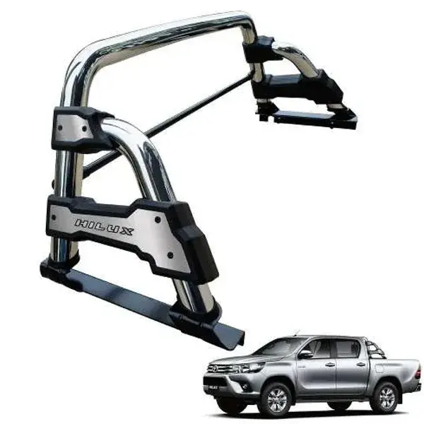 Santo Antônio Toyota Hilux 2016+ Cabine Dupla Modelo STR com Grade Cromado
