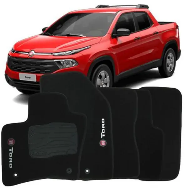 Tapete de Carpete Fiat Toro 2016+