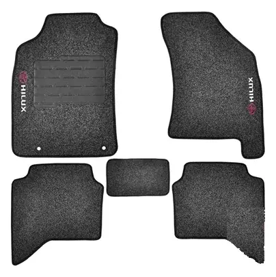 Tapete de Carpete Toyota Hilux Cabine Dupla 2005 a 2012