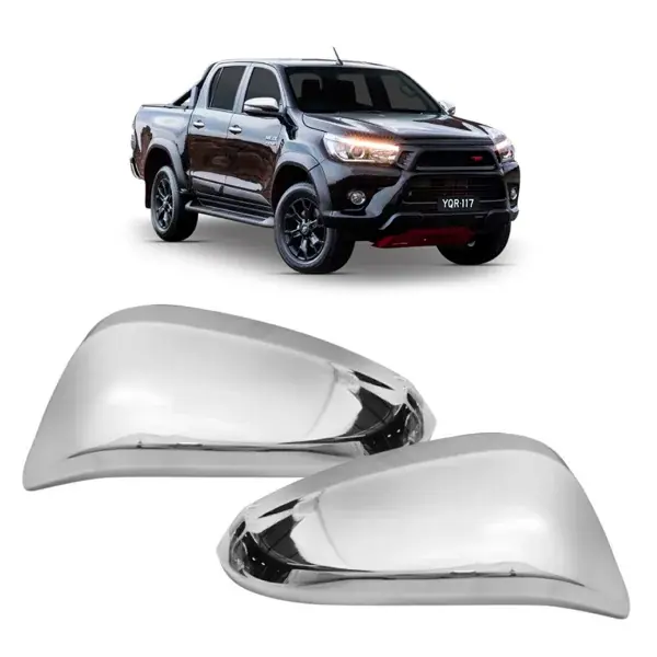 Aplique de Retrovisor Toyota Hilux/SW4/RAV4 2016+ Cromado Lado Direito