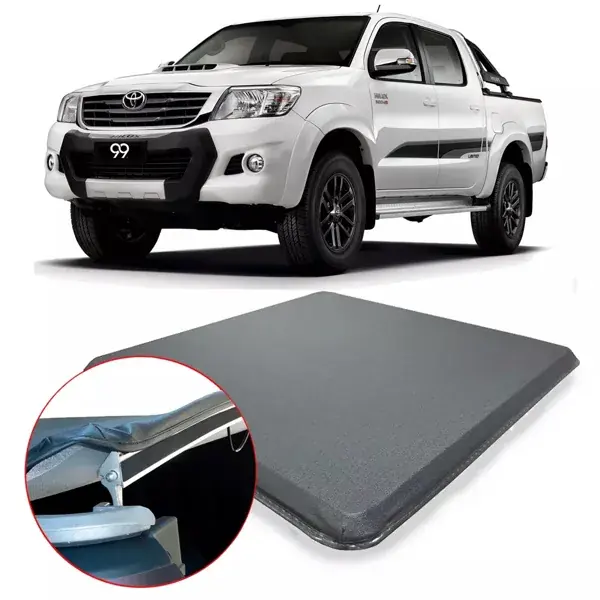 Capota Marítima Toyota Hilux Cabine Dupla 2005 a 2015 com Santo Antônio Original (Fixação Force)